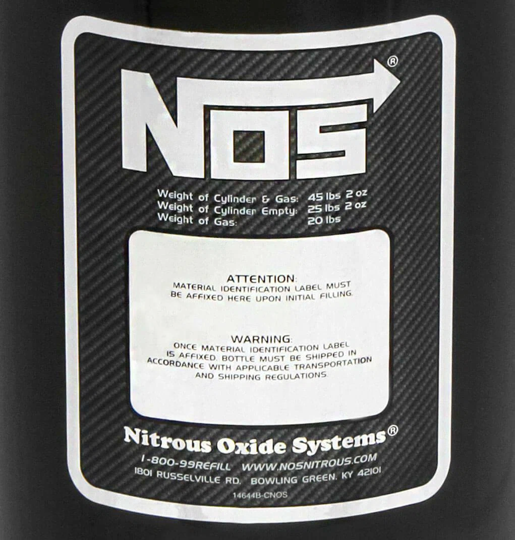 NOS Nitrous Bottle - 14760BNOS